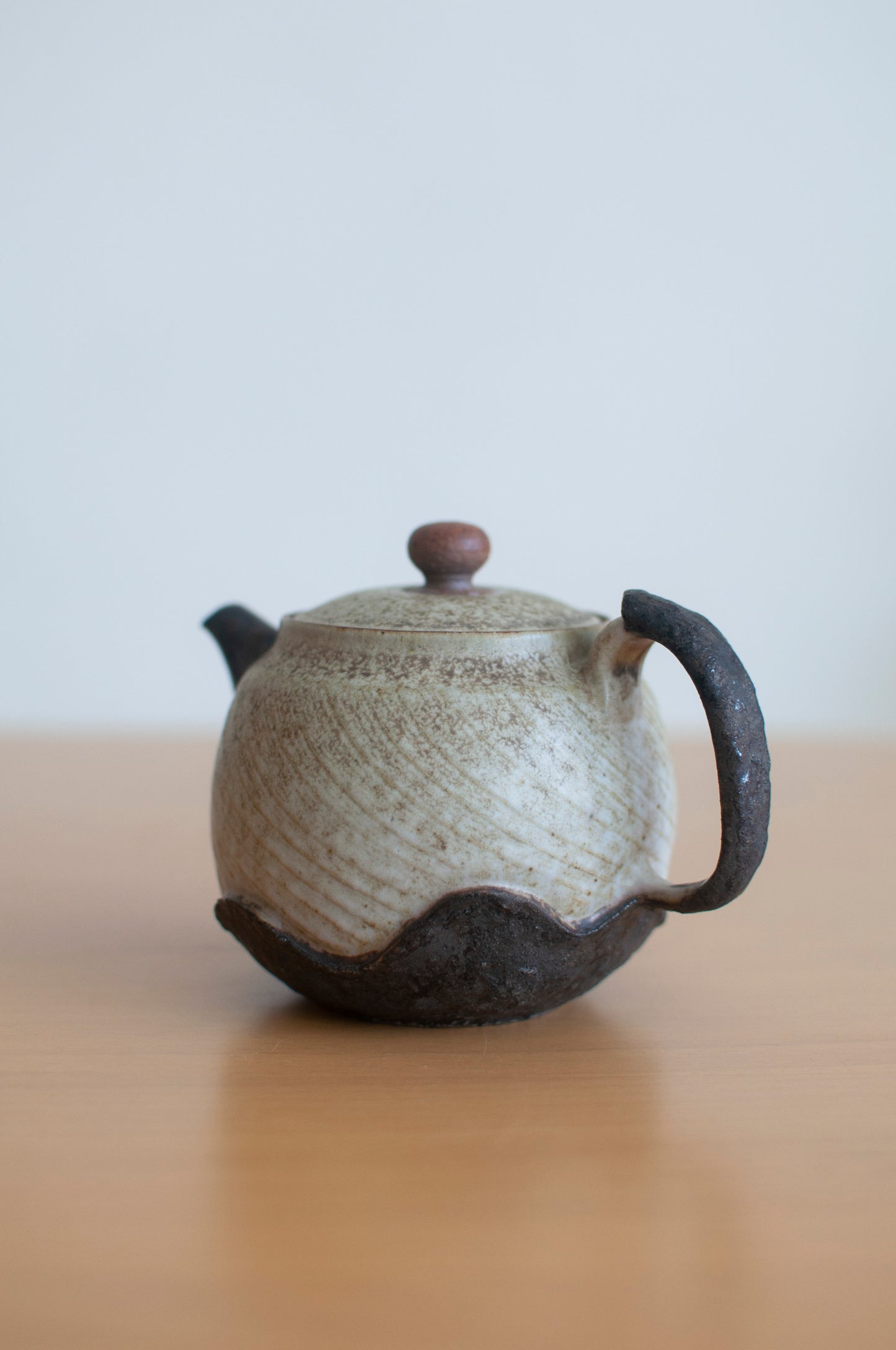 Desert Mountains Glazed Ceramic Teapot