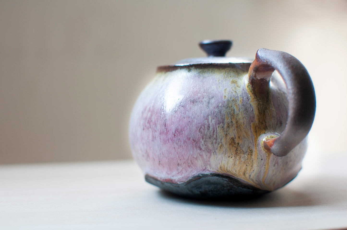 Glazed Ceramic Teapot from Taiwan