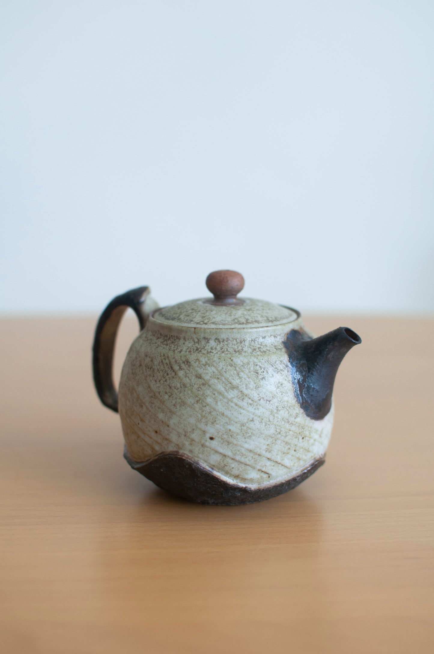 Desert Mountains Glazed Ceramic Teapot