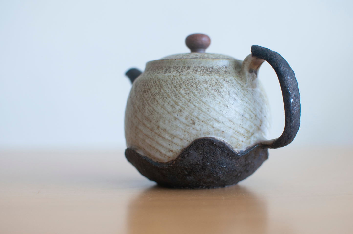 Desert Mountains Glazed Ceramic Teapot